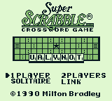 Super Scrabble screenshot 3 for GameBoy